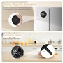 GlasFlength Minuteur de Cuisine Numérique, Magnétique Minuteur Visuel avec 3 Niveaux de Volume Réglable Grand Écran LED Compte à
