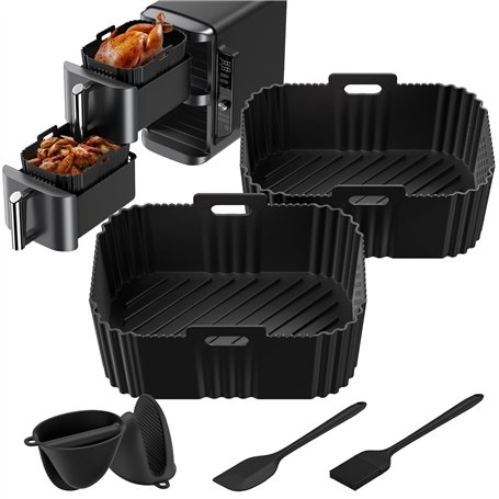GlasFlength Moule Silicone Air Fryer pour Ninja Double Stack XL SL400EU