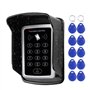 NN99 Lecteur de Carte EM du Clavier 125KHz du système de contrôle d'accès RFID + Couverture imperméable Anti-Pluie + 10pcs RFID