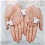 Edary mariée mariage épingles à cheveux fleur fleur pinces à cheveux perle mariée casque accessoires de cheveux pour femmes et f