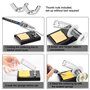 IMAGE Fer à Souder Électronique de Rapide Chauffage de 60W 220V Soudure Electrique d’Affichage LCD de Température Réglable avec