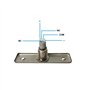 Dongyang Bouton Poussoir de Bouton de Sortie de porte en Acier Inoxydable avec Iumière LED pour Système de Verrouillage de Contr