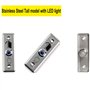 Dongyang Bouton Poussoir de Bouton de Sortie de porte en Acier Inoxydable avec Iumière LED pour Système de Verrouillage de Contr