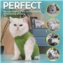 Avont Body Chat Post Opératoire Stérilisation, Combinaison de Récupération pour Chat Anti Léchage, Cat Recovery Suit après Chiru