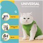 Avont Body Chat Post Opératoire Stérilisation, Combinaison de Récupération pour Chat Anti Léchage, Cat Recovery Suit après Chiru