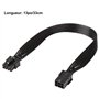 J&D 2-Pack PCIe 6 Pin vers PCIe 8 Pin Câble Adaptateur de d'alimentation, PCI Express 6 Broches vers 8 Broches Power Câble Adapt