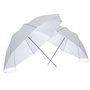 Neewer 2 Pièces Photographie Professionnelle 33"83 cm Studio Flash Eclairage Translucide Blanc Doux Réfléchissant Parapluie Doux