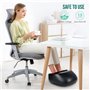 Snailax masseur de pieds électrique avec chaleur, masseur de pieds shiatsu avec pétrissage rouleaux de compression, massage des 