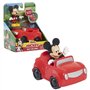 Disney Just Play Junior Mickey Mouse Kit de Jeu composé d'une Figurine Mobile Mickey et d'une Voiture Rouge