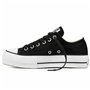 Baskets Casual pour Femme Chuck Taylor All Star Platform Converse Noir (38)