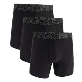 Under Armour Men's Performance Tech 6" 3 Pack Solid Boxer Briefs Boxer Shorts Homme (Lot de 3)