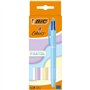 Coffret 3 Stylos Bille BIC 4 couleurs Pastel retractable