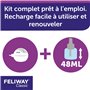 FELIWAY Classic 30 Jours - Kit Complet avec Diffuseur de Phéromones Apaisantes pour Chats + Recharge 48 ml - Aide à Réduire les 