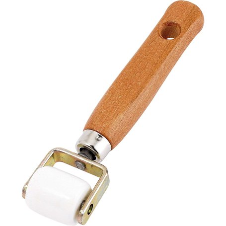 NESPOLI Roulette de colleur avec manche en bois ebonite