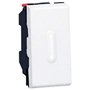 Bouton poussoir à voyant 1 module Legrand Mosaic blanc