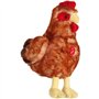 Peluche Poule rousse sonore - GIPSY TOYS - 22 cm