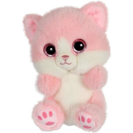 Peluche - GIPSY TOYS - Chat CUTYDOOS 13 CM - Rose poudré - PINKY