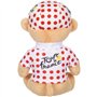 Peluche - GIPSY TOYS - Tour De France - OURS MAILLOT A POIS 15 CM