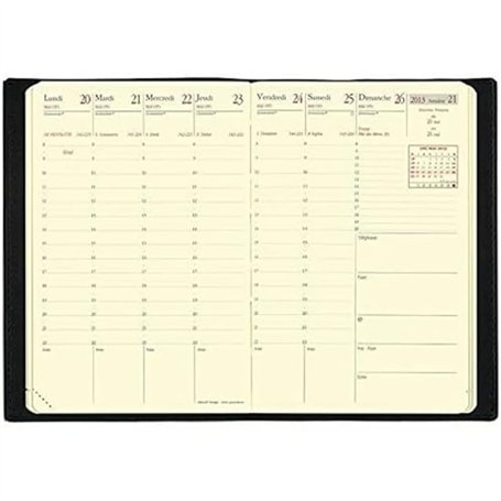 Quo Vadis - Recharge Agenda - 2025 - Affaires Prestige - Semainier Planning - Français - 13 mois de décembre à décembre - 10x15