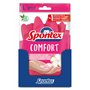 Spontex Comfort Lot de 12 paires de gants de ménage pour une protection et un confort optimaux Taille L