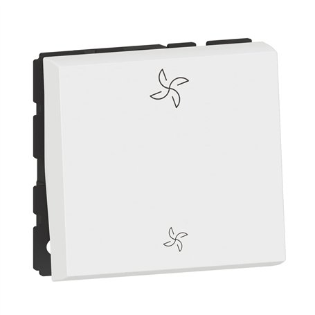 Legrand - Commande Mosaic pour VMC 2 modules - blanc