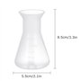 ULTECHNOVO Lot de 5 bouteilles en plastique Erlenmeyer avec col étroit - Accessoires d'expériences - Verres à shot borosilicate 