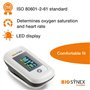 BIOSYNEX - Oxymètre de Doigt avec Mesure du Pouls - Mesure l'Oxygénation du Sang - Evaluation des Fonctions Respiratoires - Path