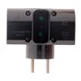 Zenitech Triplite parafoudre 2X 16A 2P+T + 1x6A 2P Noir
