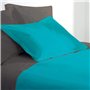Maison futée - Taie d oreiller rectangulaire 50x70 cm 100% Coton - Turquoise