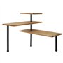 COOK CONCEPT - Etagere d'angle Modulable 3 Niveaux en Bambou Maison et Bazar Rangement Cuisine