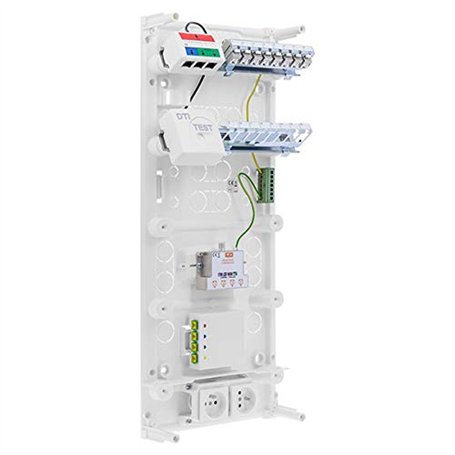 Coffret de communication Grade 3 TV 8RJ45