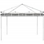Outsunny Panneaux latéraux pour Gazebo, pour 3x3(m) ou 3x6m Pop Up Gazebo, 2 Packs de Panneaux latéraux de Remplacement, Gris