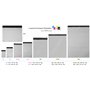 Lot de 1000 Enveloppes plastique blanches opaques A4 250 x 350 mm,pochettes d'expédition 25x35 cm 60 microns. Enveloppe plastiqu