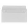 lot de 100 petites enveloppes courrier format DL 110 x 220 mm sans fenêtre papier velin blanc 80g/m² une enveloppe blanche avec 