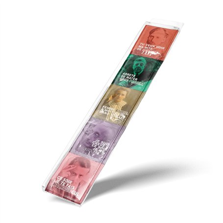 CALLVIN | Pack de 5 Préservatifs Cul - ture #1 | Personnalisés Mesure ton Plaisir | Idée de Cadeau Drôle | Pour des Moments Amus