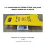 AUA SIGNALETIQUE - Chevalet signalisation Nettoyage en Cours Attention - Poids 1KG en Plastique Blanc