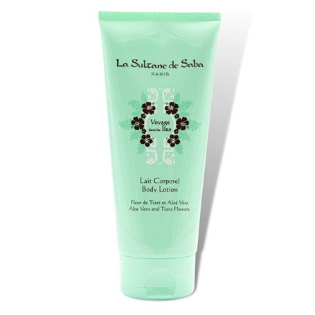 Lait corporel Fleur de Tiaré Aloé Vera La Sultane de Saba Voyage dans les Iles