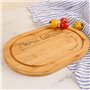 CADEAUX.COM - Planche à Découper Ovale Personnalisable en Bois - Mes petits amours - Idée Cadeau Personnalisé Avec Prénom et Mes