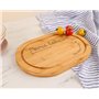 CADEAUX.COM - Planche à Découper Ovale Personnalisable en Bois - Mes petits amours - Idée Cadeau Personnalisé Avec Prénom et Mes