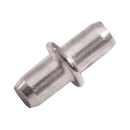 ajile - 50 pièces - Taquet en acier nickelé diam. 5 mm pour étagère en bois - BTE101x50