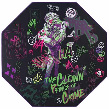 Subsonic DC Comics Joker - Tapis de Sol Gamer Antidérapant pour Siège ou Chaise Gaming - 1 m x 1m