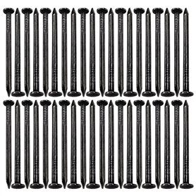 cyclingcolors 50x clou pointe en acier tête ronde bricolage artisanat décoration fixation meuble bois noir