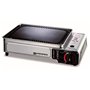 KEMPER - Plancha gaz portable 2300W plaque anti adhésive + 2 cartouches de gaz camping + Valise de transport