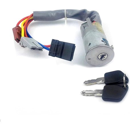 Neiman Antivol de Direction - Contacteur de Démarrage avec Double de Clés compatible PEUGEOT 106 405 CITROEN SAXO ZX AX OEM : 41