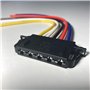 Kit Réparation Connectique avec Faisceau + Résistance de Chauffage Ventilation Climatisation Habitacle compatible pour Peugeot 3