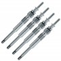 (Lot de 4) Bougie de préchauffage pour E46 318d 320d 330d E39 520d 525d 530d E38 730d X5 E53 3