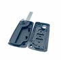 Jongo - Coque de Clé avec Lame Compatible avec Peugeot 207cc et 407 | CE0523 Boitier Clef Plip Voiture Télécommande 3 Boutons