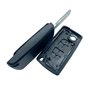 JONGO - Coque de Clé avec Lame Compatible avec Peugeot 207, 307 et 308 | CE0536 | Boitier Clef Plip Voiture Télécommande 2 Bouto