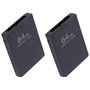 Link-e : 2 X Carte Memoire 64mb Compatible avec la Console Playstation 2 PS2