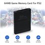 Link-e : 2 X Carte Memoire 64mb Compatible avec la Console Playstation 2 PS2